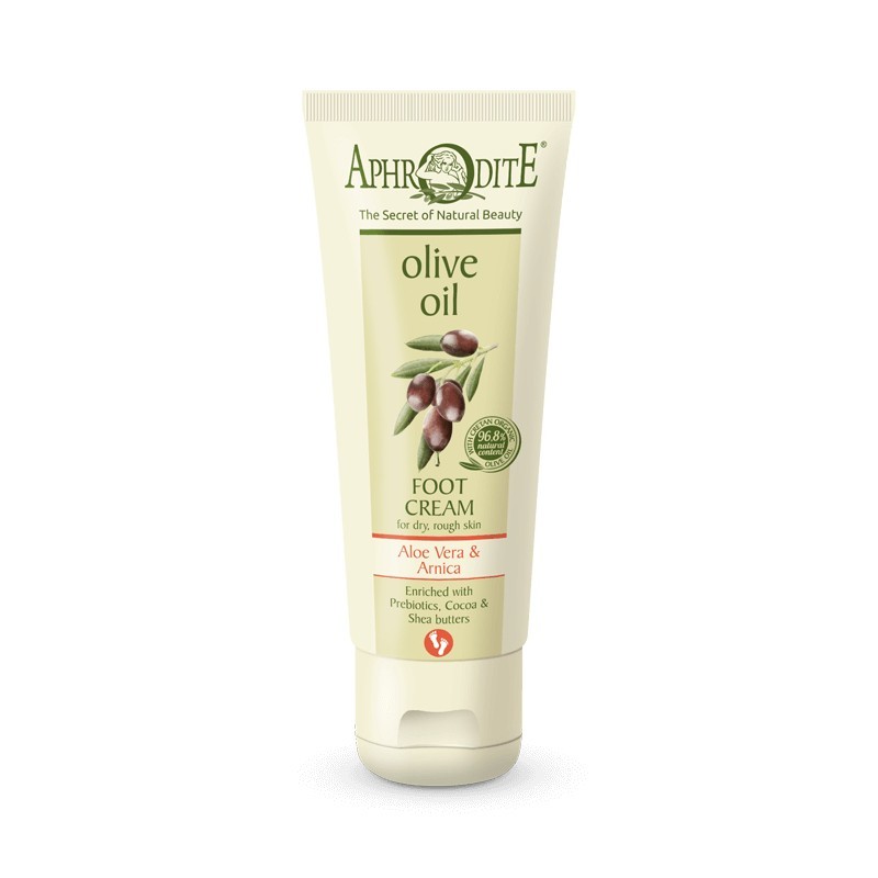 APHRODITE Extra soft Foot Cream with Aloe Vera & Prebiotics for dry and rough skin