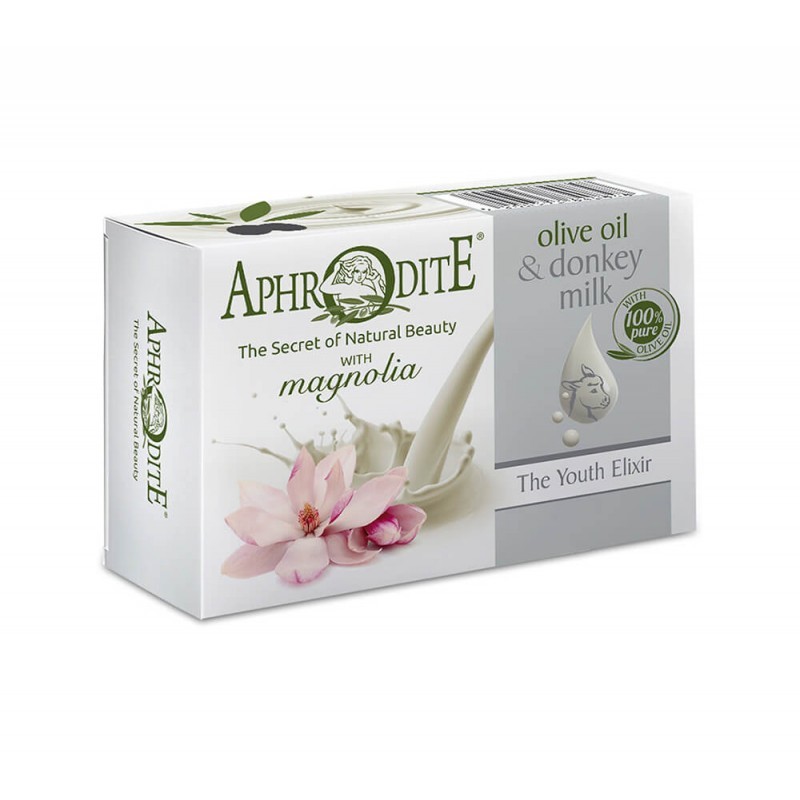 APHRODITE Olive oil & donkey milk soap with Magnolia scent