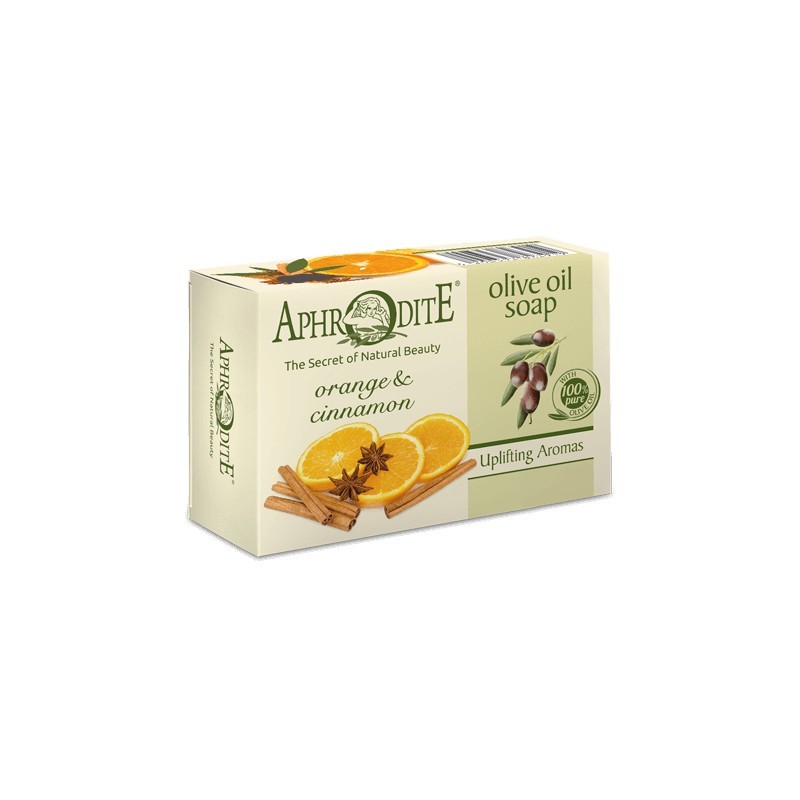 APHRODITE Olive oil soap with Orange & Cinnamon