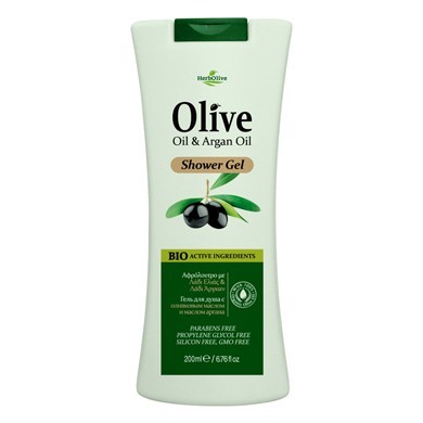 Herbolive гель для душа с оливковым и арагановым маслом