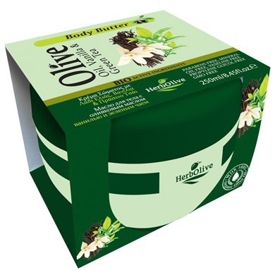 Herbolive молочко для тела с ванилью и зелёным чаем
