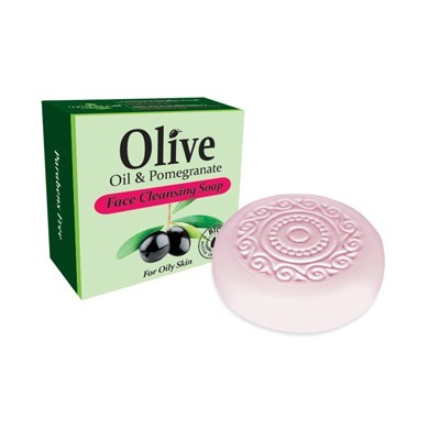 Herbolive Face Cleansing Soap With Olive Oil & Pomegranate
