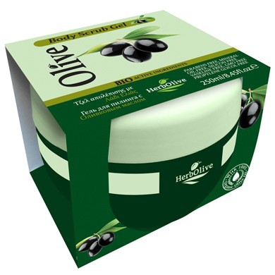 Herbolive Body Scrub Gel Olive Oil