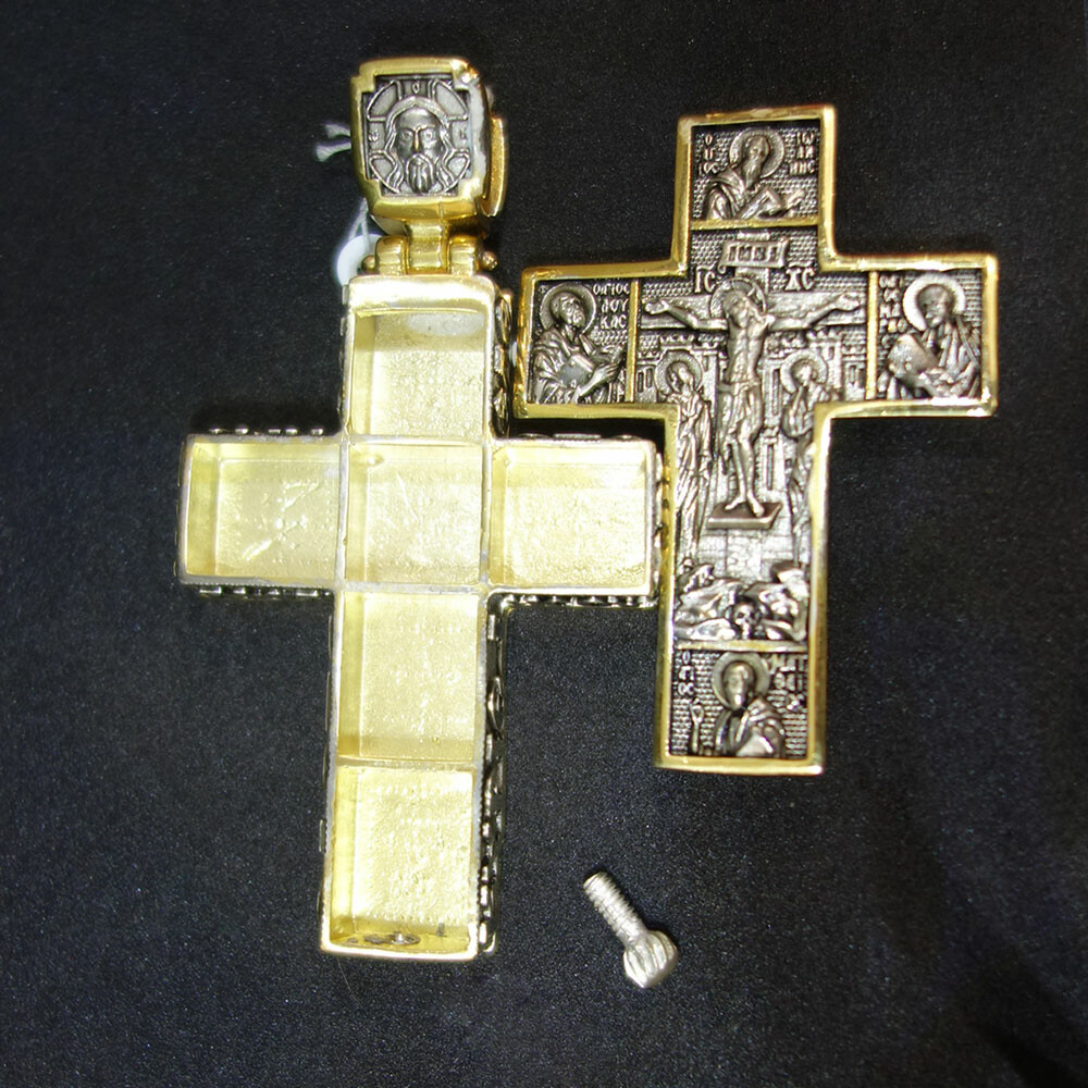 Athos Silver-Goldplated Cross-Case