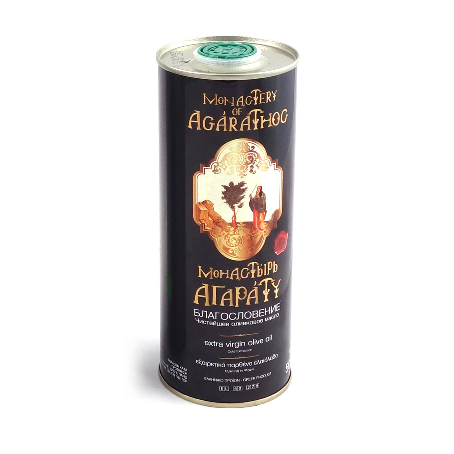 Масло оливковое нерафинированное высшего качества Агафонского Монастыря