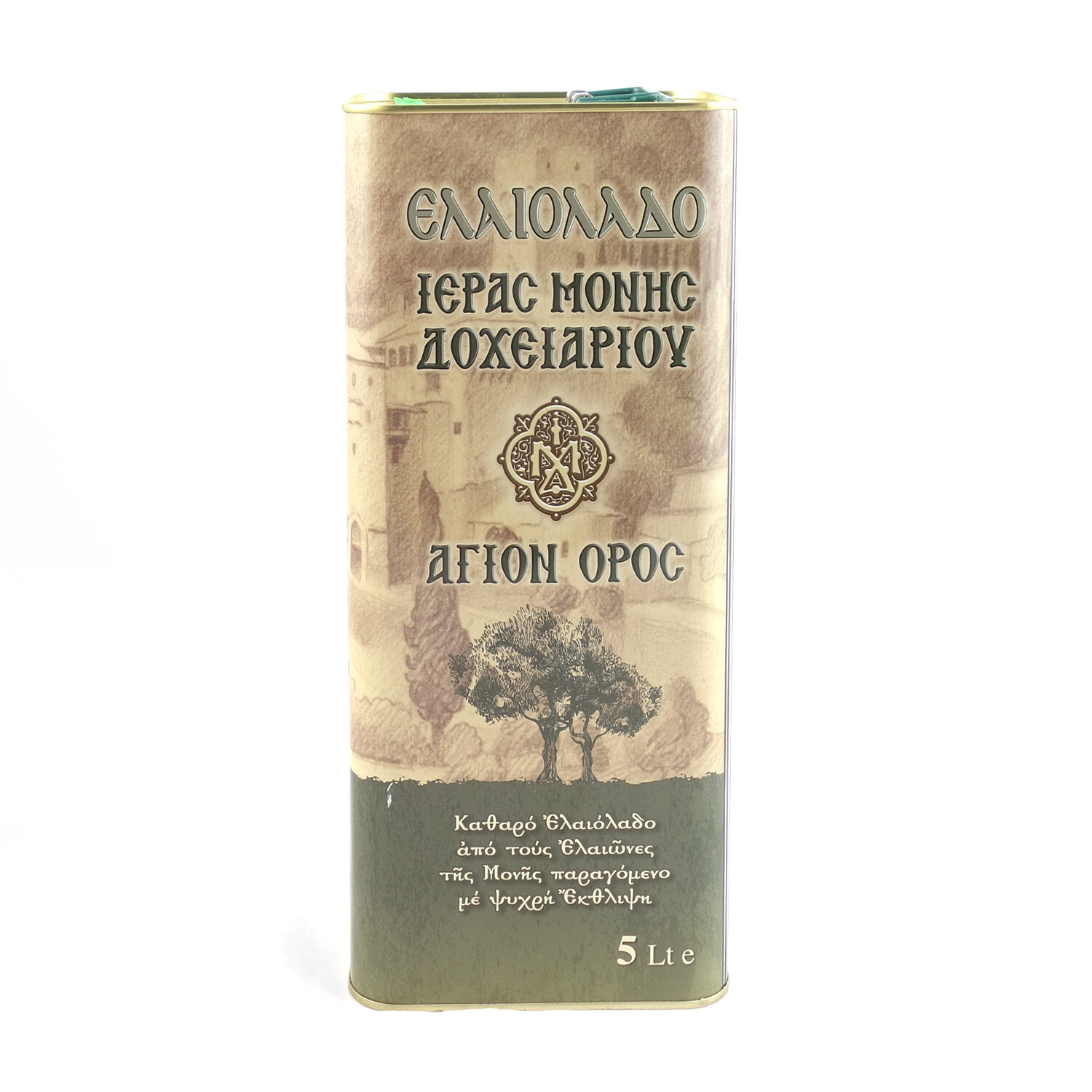 Масло оливковое нерафинированное высшего качества Монастыря Дохиар