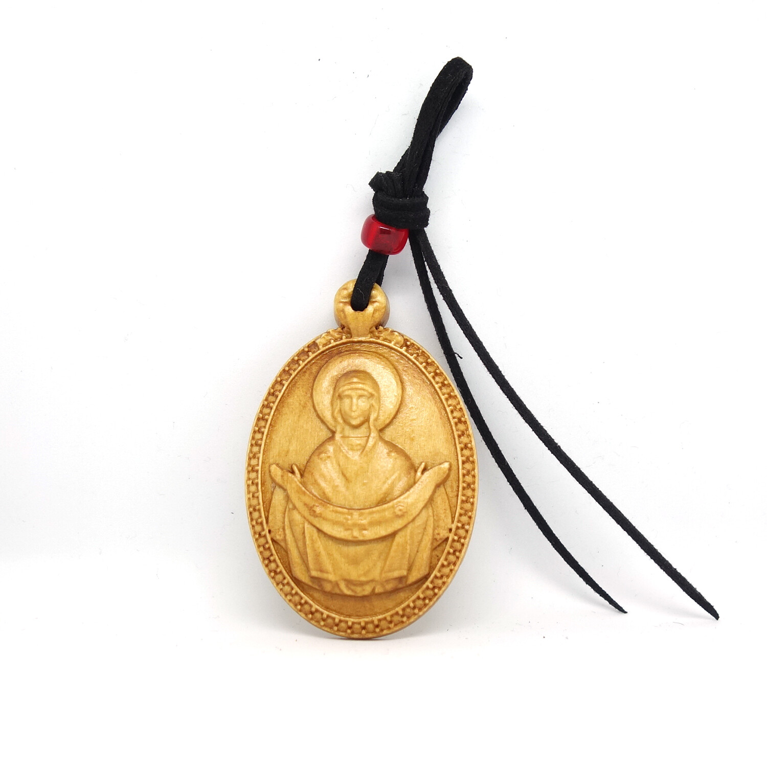 Wood Carved - Virgin Mary Holy Belt
