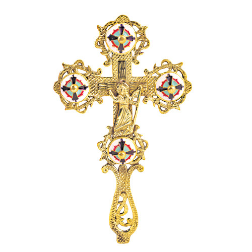 Cross with gilded ivory