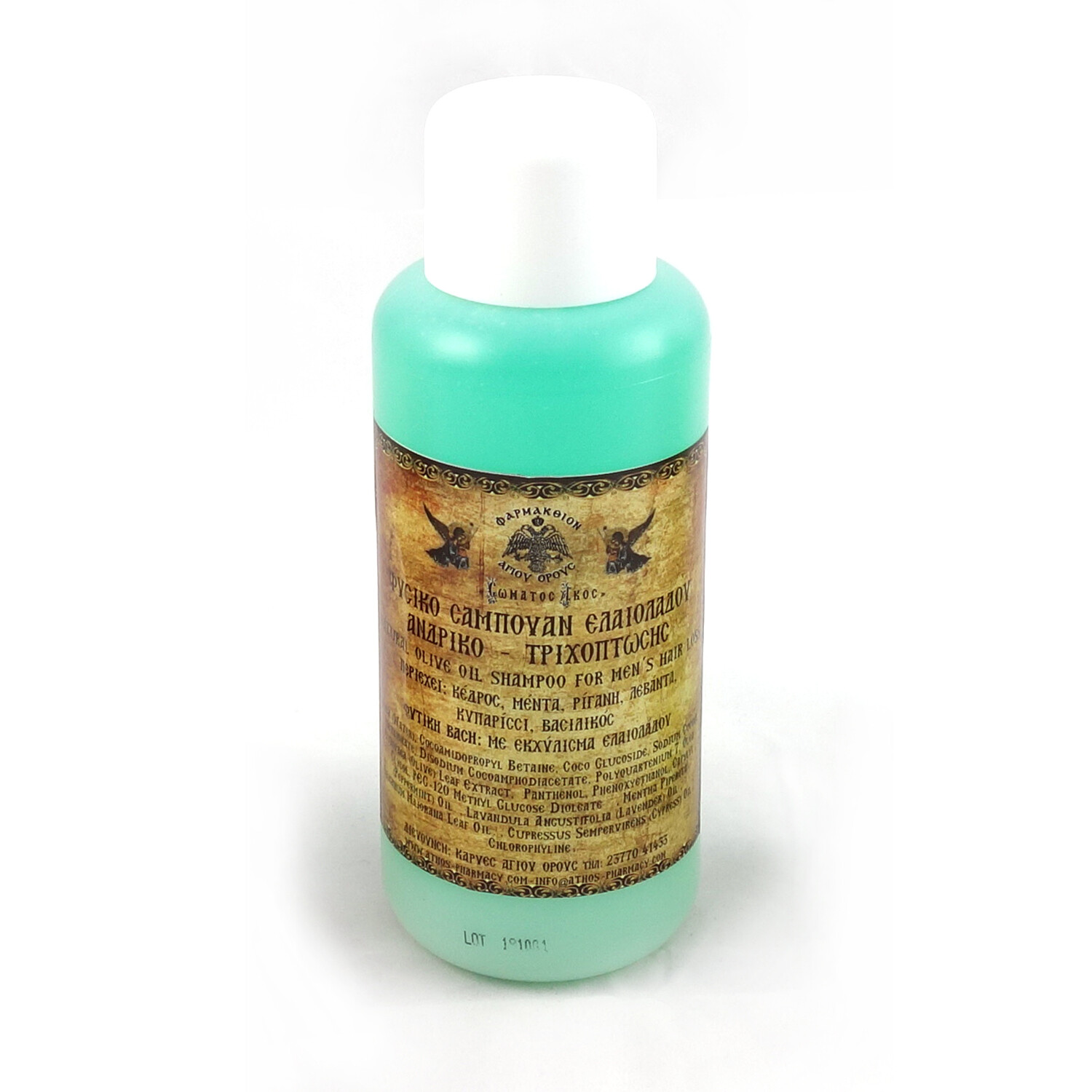 Натуральный шампунь с оливковым маслом для мужчин от выпадения волос